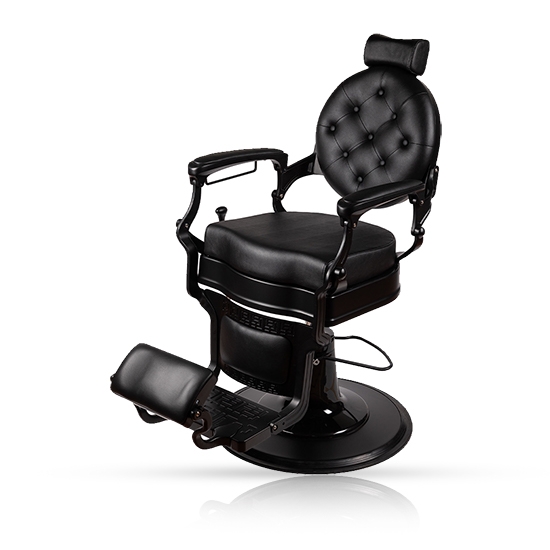 Scaun frizerie - MENOSER - Cordoba - Negru