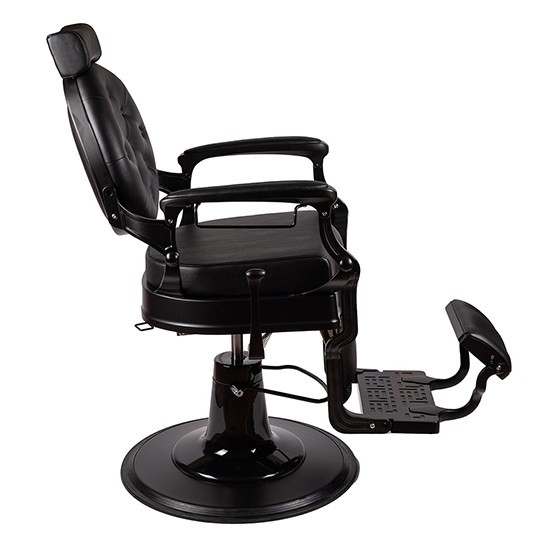Scaun frizerie - MENOSER - Cordoba - Negru