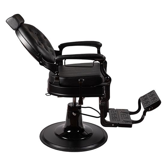 Scaun frizerie - MENOSER - Cordoba - Negru
