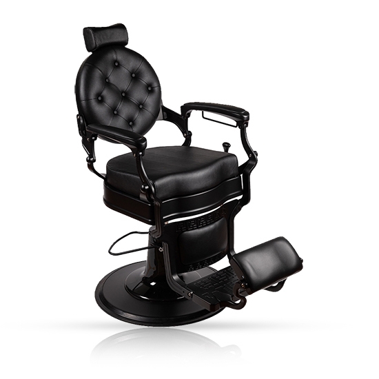 Scaun frizerie - MENOSER - Cordoba - Negru