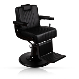 Scaun frizerie - MENOSER - Monterey - Negru