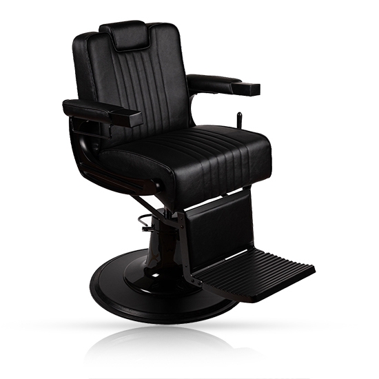 Scaun frizerie - MENOSER - Monterey - Negru