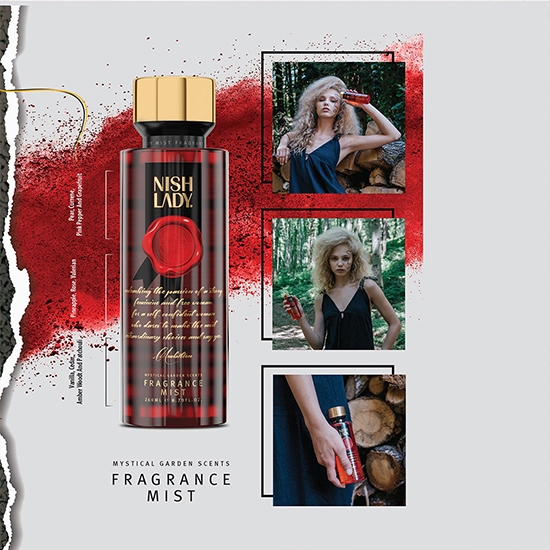 Spray pentru corp - NISH LADY - Ambition - 260 ml