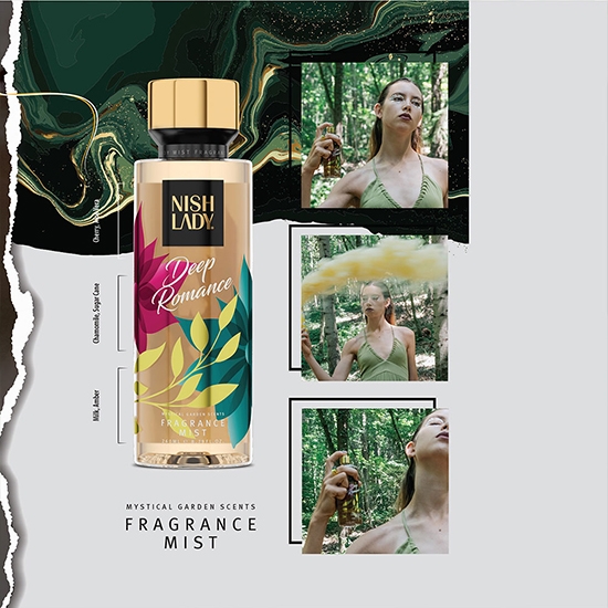 Spray pentru corp - NISH LADY - Romance - 260 ml