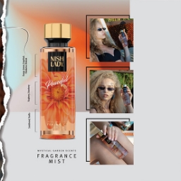 Spray pentru corp - NISH LADY - Peaceful - 260 ml