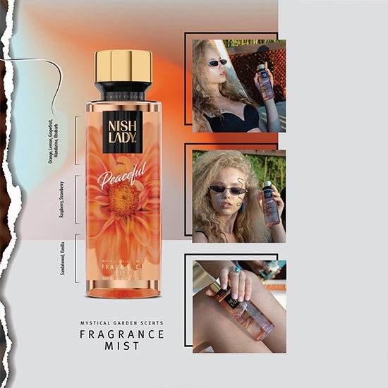 Spray pentru corp - NISH LADY - Peaceful - 260 ml