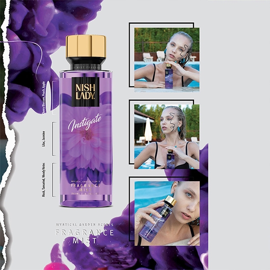 Spray pentru corp - NISH LADY - Instigate - 260 ml