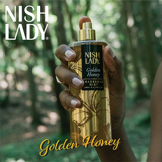 Spray pentru corp - NISH LADY - Golden Honey - 260 ml
