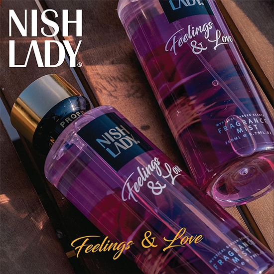 Spray pentru corp - NISH LADY - Feeling&Love - 260 ml