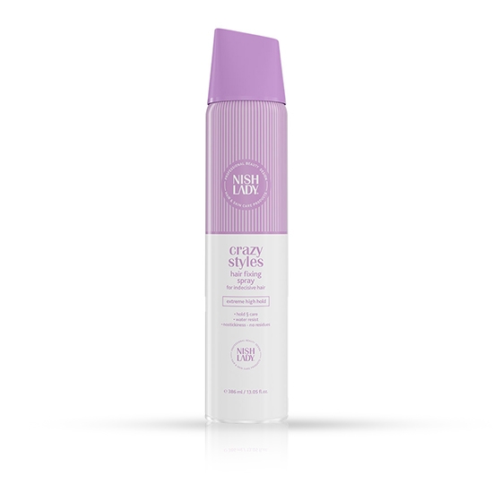 Fixativ pentru par - NISH LADY- Crazy Styles - 386 ml
