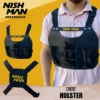 Vesta pentru instrumente frizerie - NISH MAN - Neagra