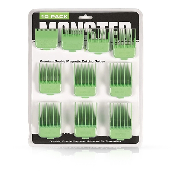 Set gratare magnetice - MONSTER CLIPPERS - 0.5 - 8 - Verzi