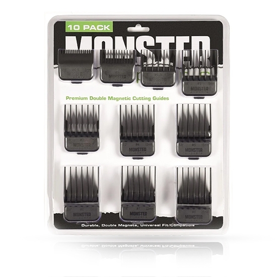 Set gratare magnetice - MONSTER CLIPPERS - 0.5 - 8 - Negre