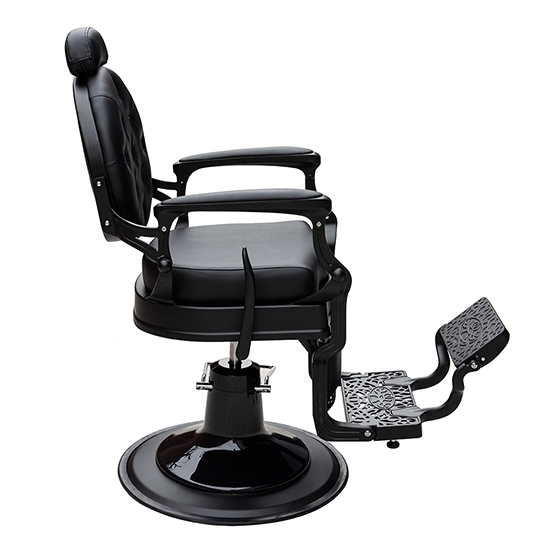 Scaun frizerie - MENOSER - Richmond - Negru