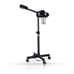 Vapozon facial profesional cu picior - MIRPLAY -  Aldo - NEGRU