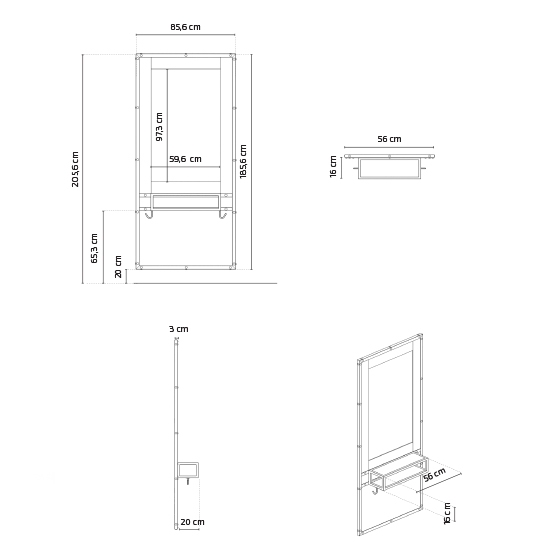 Mobilier Frizerie / Barber Shop - MIRPLAY - RICHARD
