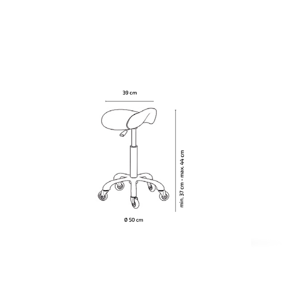 Scaun ajutor frizer - MIRPLAY - IAN XS