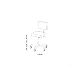 Scaun ajutor frizer - MIRPLAY - GORDON BXS