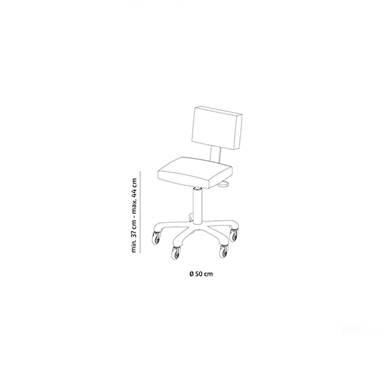 Scaun ajutor frizer - MIRPLAY - GORDON BXS