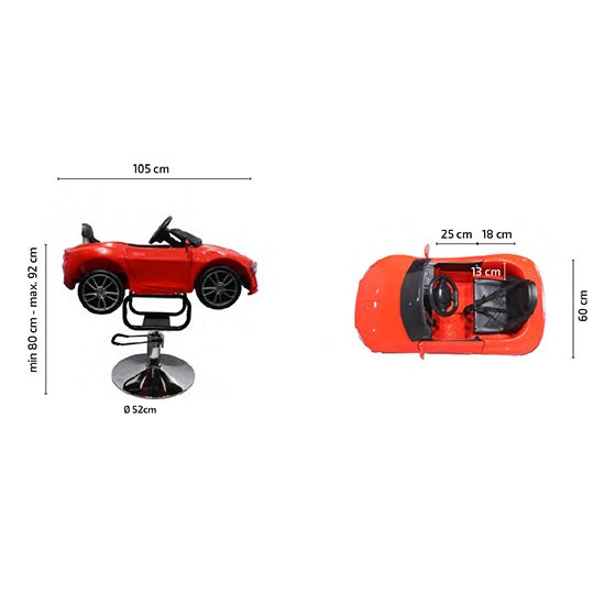 Scaun pentru frizerie / Barbershop - MIRPLAY -  Freedie