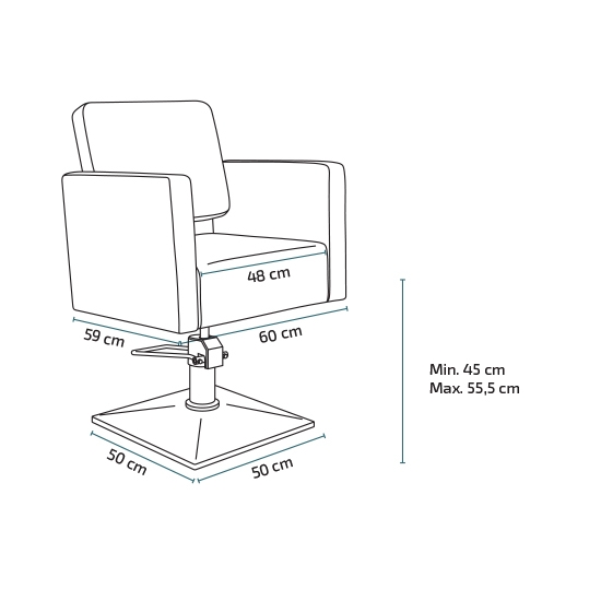 Scaun pentru coafor - MIRPLAY - CHRISTY