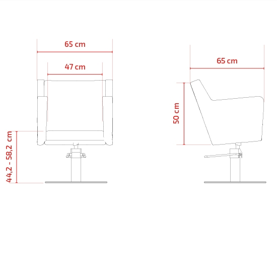 Scaun pentru coafor - MIRPLAY - ANOUK B BR