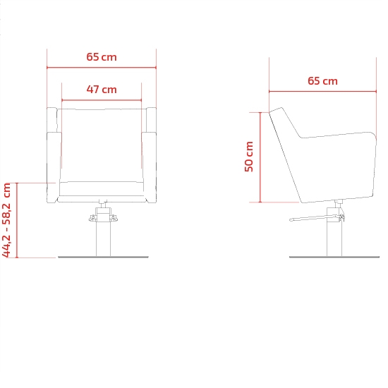 Scaun pentru coafor - MIRPLAY - ANOUK B F