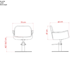 Scaun pentru coafor - MIRPLAY - HYDRA B BF Scaun pentru coafor - MIRPLAY - HYDRA B BF