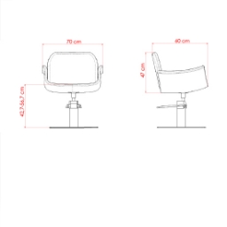 Scaun pentru coafor - MIRPLAY - HYDRA B S Scaun pentru coafor - MIRPLAY - HYDRA B S