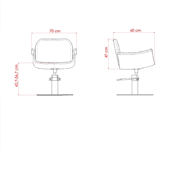 Scaun pentru coafor - MIRPLAY - HYDRA B S