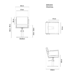Scaun pentru coafor - MIRPLAY - OCEAN B S Scaun pentru coafor - MIRPLAY - OCEAN B S