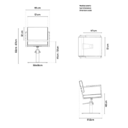 Scaun pentru coafor - MIRPLAY - OCEAN BR BS Scaun pentru coafor - MIRPLAY - OCEAN BR BS
