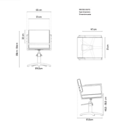 Scaun pentru coafor - MIRPLAY - OCEAN BR F Scaun pentru coafor - MIRPLAY - OCEAN BR F