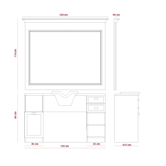Mobilier Frizerie / Barber Shop - MIRPLAY - JULES B
