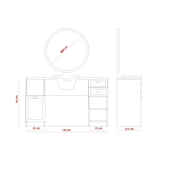 Mobilier Frizerie / Barber Shop - MIRPLAY - JULES B 01/98