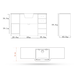 Mobilier Frizerie / Barber Shop - MIRPLAY - OKE  4B/W