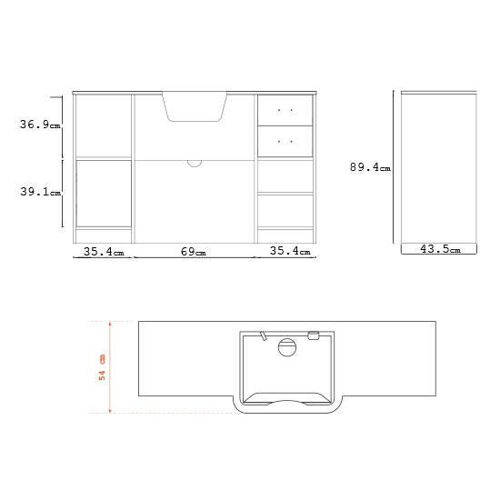 Mobilier Frizerie / Barber Shop - MIRPLAY - OKE  4BR/W