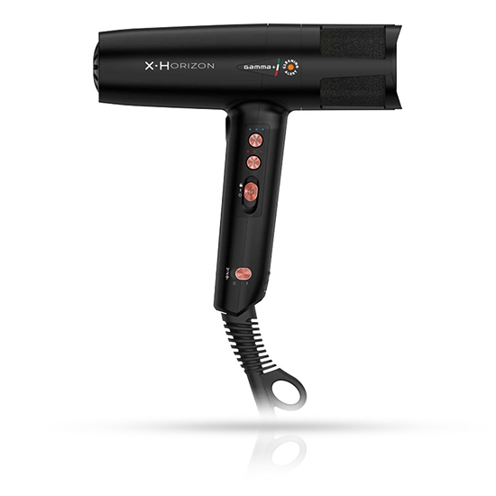 Uscator de par - GAMMA+  HORIZON - 120.000 RPM - Negru 