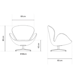 Scaun pentru coafor - MIRPLAY - CHLOE TX