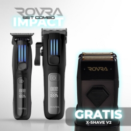 Set combo - ROVRA - Masina de tuns - IMPACT + Masina de contur - IMPACT + SHAVER V2 CADOU Set combo - ROVRA - Masina de tuns - IMPACT + Masina de contur - IMPACT + SHAVER V2 CADOU