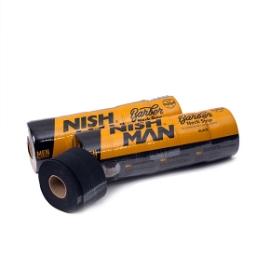 Gulere - NISH MAN - de hartie pentru frizerie - Negre