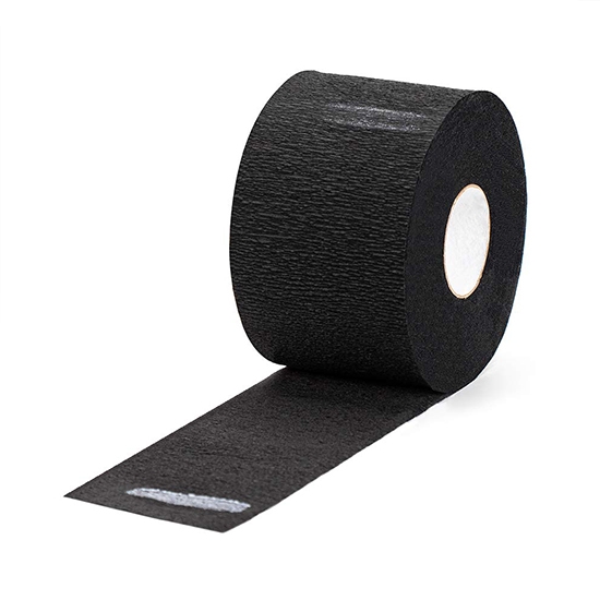 Gulere - NISH MAN - de hartie pentru frizerie - Negre