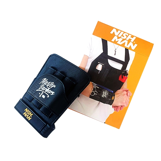 Suport pentru accesorii frizerie - NISH MAN - Antebrat -  Negru