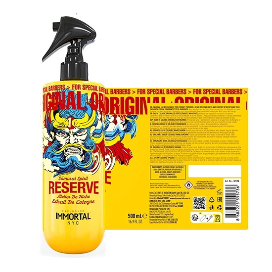 After shave colonie - IMMORTAL - Samurai Spirit - 500 ml 