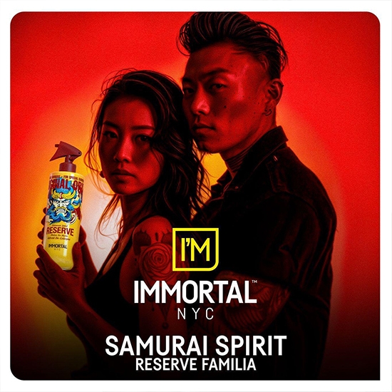 After shave colonie - IMMORTAL - Samurai Spirit - 500 ml 
