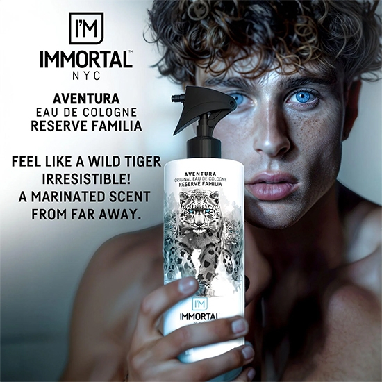 After shave colonie - IMMORTAL - Aventura - 500 ml 
