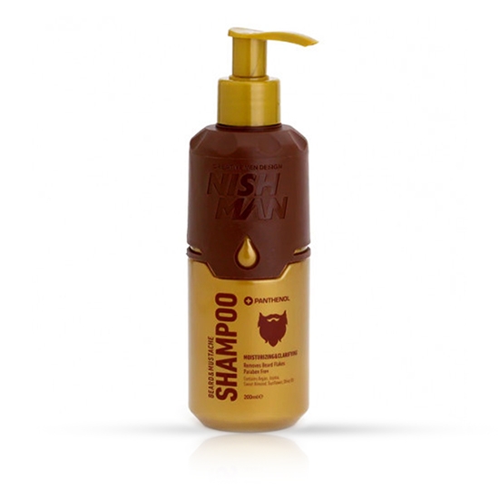 NISH MAN - Sampon pentru barba si mustata - 200 ml