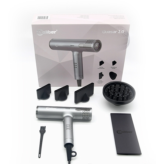 Uscator de par - CALIBER QUASAR PRO 2 - 110.000 RPM - Silver