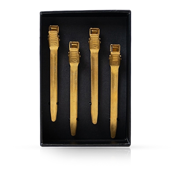 Clipsuri de par - ROVRA - set 4 bucati - Gold
