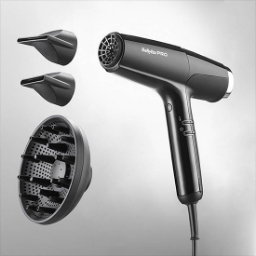 Uscator de par BABYLISS - Pro Falco 2000W - Silver - cu fir 